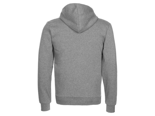 Толстовка с капюшоном Amsterdam мужская, серый меланж с нанесением логотипа с нанесением логотипа