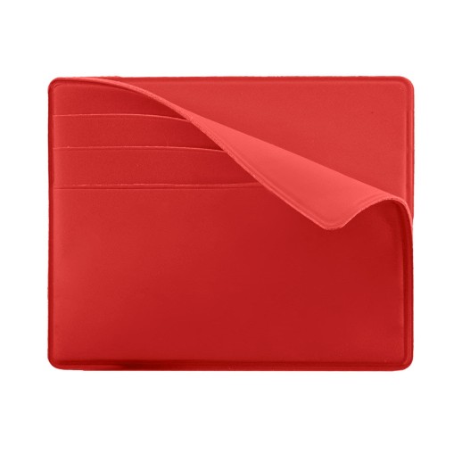 Чехол Simply для 6 карт с отделением для денег, красный, PU 19725/08 с нанесением логотипа с нанесением логотипа