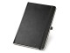 CHAMBERI. Блокнот A5, Черный с нанесением логотипа с нанесением логотипа