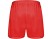 Спортивные шорты Calcio мужские, красный с нанесением логотипа с нанесением логотипа