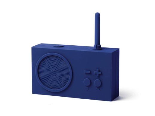 Колонка беспроводная Tykho 3, темно-синий с нанесением логотипа с нанесением логотипа