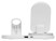 Складная зарядная станция с беспроводной зарядкой Flashport, 15 Вт, белый