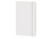 Записная книжка Moleskine Classic (в линейку) в твердой обложке, Medium (11,5x18 см), белый с нанесением логотипа с нанесением логотипа