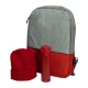 Набор подарочный MYWAY: шапка, термос, рюкзак, красный   39516/08