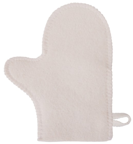 Рукавица для бани и сауны Healing, белый