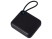 Внешний аккумулятор со встроенным кабелем Liri, QC/PD, 10000 мАч, черный с нанесением логотипа с нанесением логотипа
