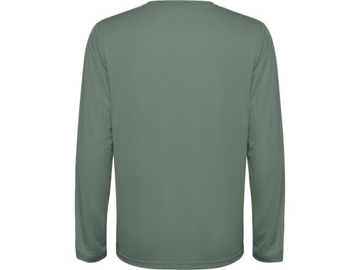 Лонгслив Estoril унисекс, лаврово-зеленый с нанесением логотипа с нанесением логотипа