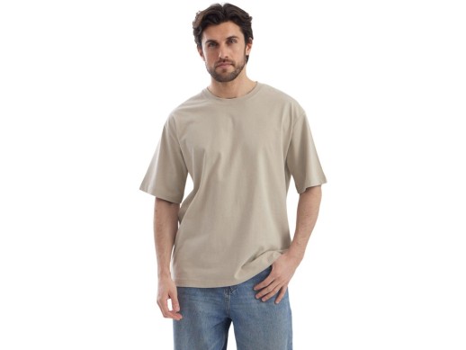 Футболка Kyoto из джерси 180 г/м2 с пич отделкой, унисекс, оливковый с нанесением логотипа с нанесением логотипа