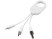 Кабель для зарядки 3-в-1, белый