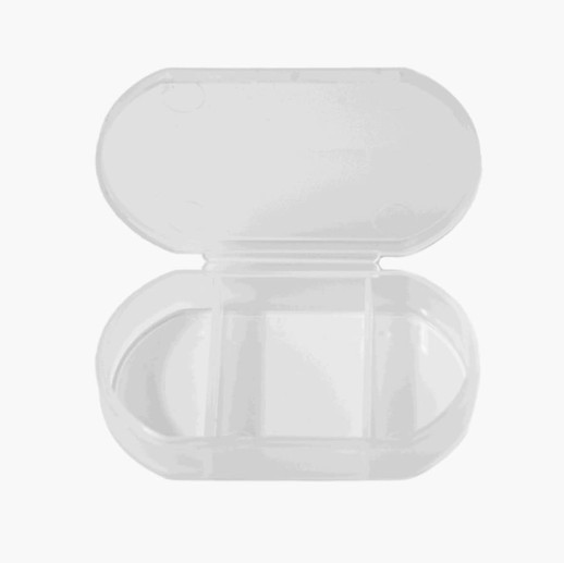 Витаминница TRIZONE, 3 отсека; 6 x 1.3 x 3.9 см; пластик, прозрачная   343283/90