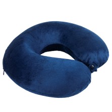 Подушка дорожная SOFT; memory foam, микрофибра синий   62000/24