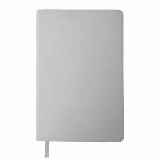 Ежедневник недатированный SIMPLY FLEX, А5, серый, кремовый блок, в линейку   24738/29 с нанесением логотипа с нанесением логотипа