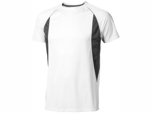 Футболка Quebec Cool Fit мужская, белый с нанесением логотипа с нанесением логотипа