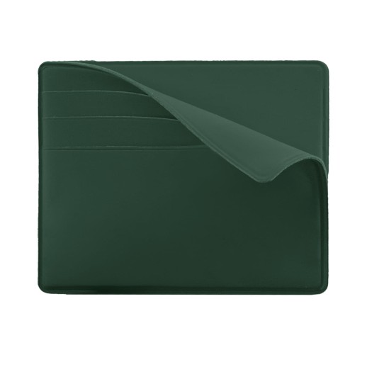 Чехол Simply для 6 карт с отделением для денег, зеленый, PU 19725/15 с нанесением логотипа с нанесением логотипа