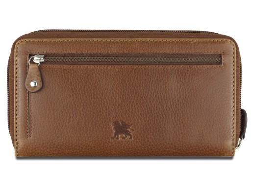 Кошелек Mano Don Montez, натуральная кожа в коньячном цвете, 19 х 10,3 см