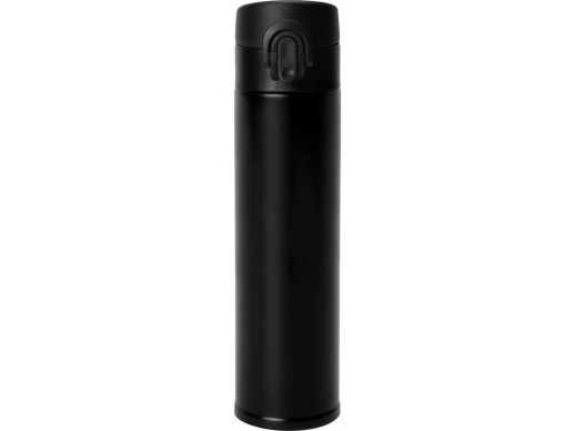 Вакуумная герметичная термокружка Inter, черный, нерж. сталь (Р)