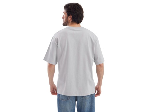 Футболка Kyoto из джерси 180 г/м2 с пич отделкой, унисекс, жемчужный с нанесением логотипа с нанесением логотипа