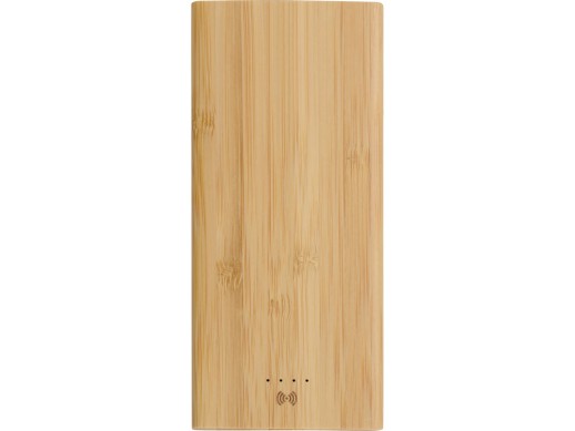 Внешний беспроводной аккумулятор из бамбука Bamboo Air, 10000 mAh