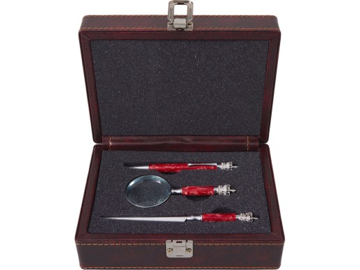 Набор Принц Уэльский : ручка шариковая, лупа, нож для бумаг