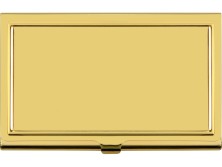 Визитница Белуччи, золотистый глянцевый (Р)