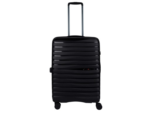 Чемодан Eberhart Dune средний М полипропилен черный 46D-009-424