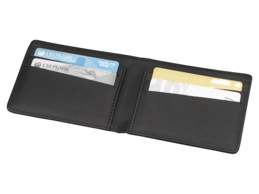 Кошелек Route RFID Safety, синий с нанесением логотипа с нанесением логотипа