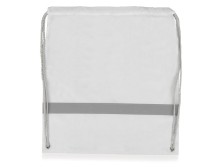 Рюкзак Россел, белый с серыми шнурками