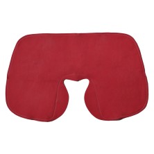 Подушка надувная дорожная WAY в футляре; красный; 43,5х27,5 см; твил   18605/08