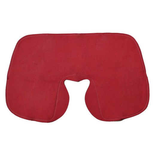 Подушка надувная дорожная WAY в футляре; красный; 43,5х27,5 см; твил   18605/08