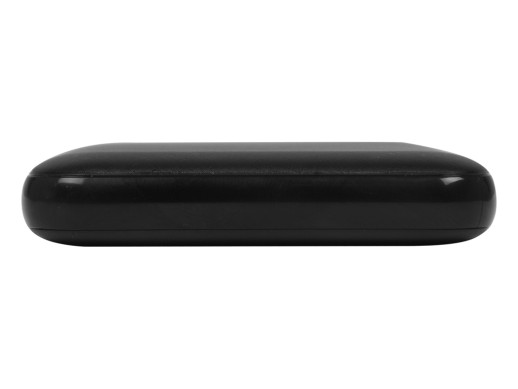 Портативное зарядное устройствоGrind, 5000 mAh, черный с нанесением логотипа с нанесением логотипа