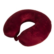 Подушка дорожная SOFT; memory foam, микрофибра, красный -  62000/08