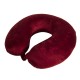 Подушка дорожная SOFT; memory foam, микрофибра, красный -  62000/08