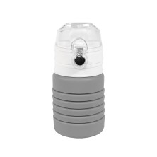 Бутылка для воды складная с карабином SPRING, 550/250 мл, силикон   29800/30