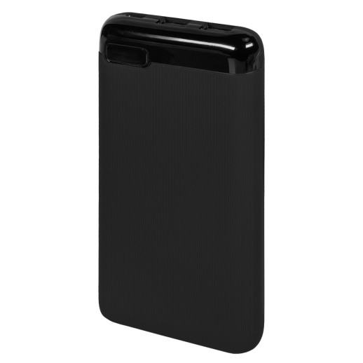 Универсальный аккумулятор Num 10 (10000 мАч), черный, 13,9х6.9х1,4 см   37171/35