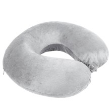 Подушка дорожная SOFT; memory foam, микрофибра,серый   62000/30