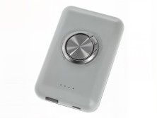 Магнитный беспроводной внешний аккумулятор MagnetIQ, 5000 mah, 10 W, серый Cool gray 7C