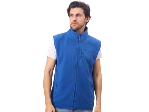 Жилет флисовый Trondheim унисекс, синий классический