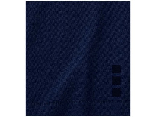 Calgary мужская футболка-поло с коротким рукавом, темно-синий с нанесением логотипа с нанесением логотипа