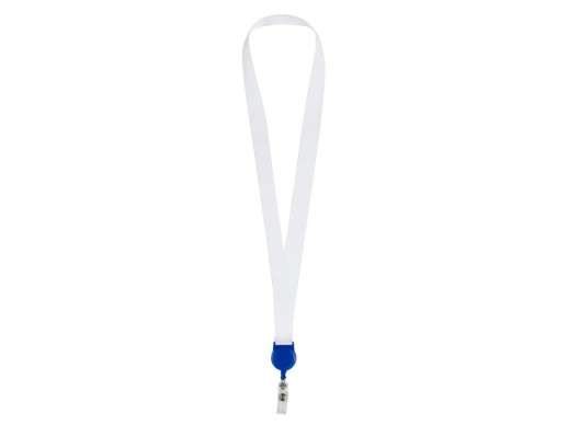 Ланъярд 2 см с ретрактором, синий