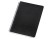 Блокнот А5 Fabrizio, черный с нанесением логотипа с нанесением логотипа