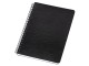 Блокнот А5 Fabrizio, черный с нанесением логотипа с нанесением логотипа
