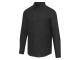 Sphene мужская рубашка оксфорд - сплошной черный с нанесением логотипа с нанесением логотипа