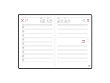 Ежедневник А5 датированный Velvet 2025, серый