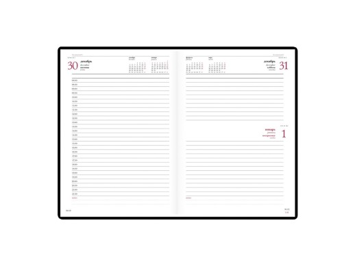 Ежедневник А5 датированный Velvet 2025, серый