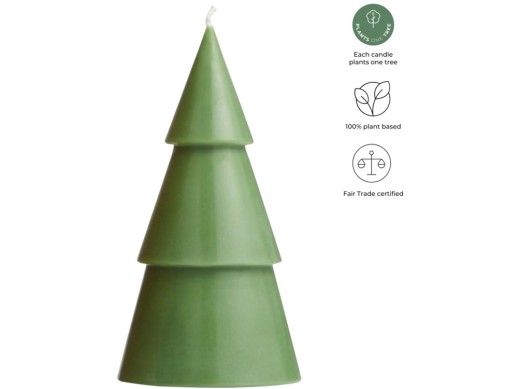 Orginal Home рождественская елочная свеча матча - L - Зеленый яркий с нанесением логотипа с нанесением логотипа