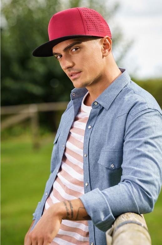 Бейсболка BANK FIVE-S, 5 клиньев, пластиковая застёжка 25486-S.35 с нанесением логотипа с нанесением логотипа