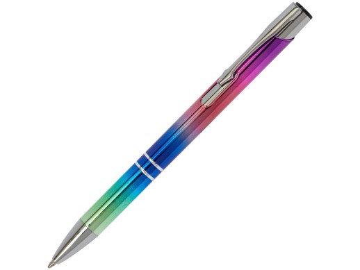 Ручка металлическая шариковая Legend Color, мультицвет с нанесением логотипа с нанесением логотипа