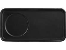 Чайная пара Bristol: блюдце прямоугольное, чашка, коробка, черный