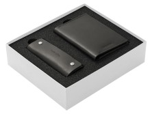 Подарочный набор Long River: обложка для паспорта, ключница, белая коробка