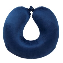 Подушка дорожная SOFT; memory foam, микрофибра синий   62000/24
